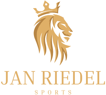 Die Grafik zeigt das Logo von Jan Riedel Sports.